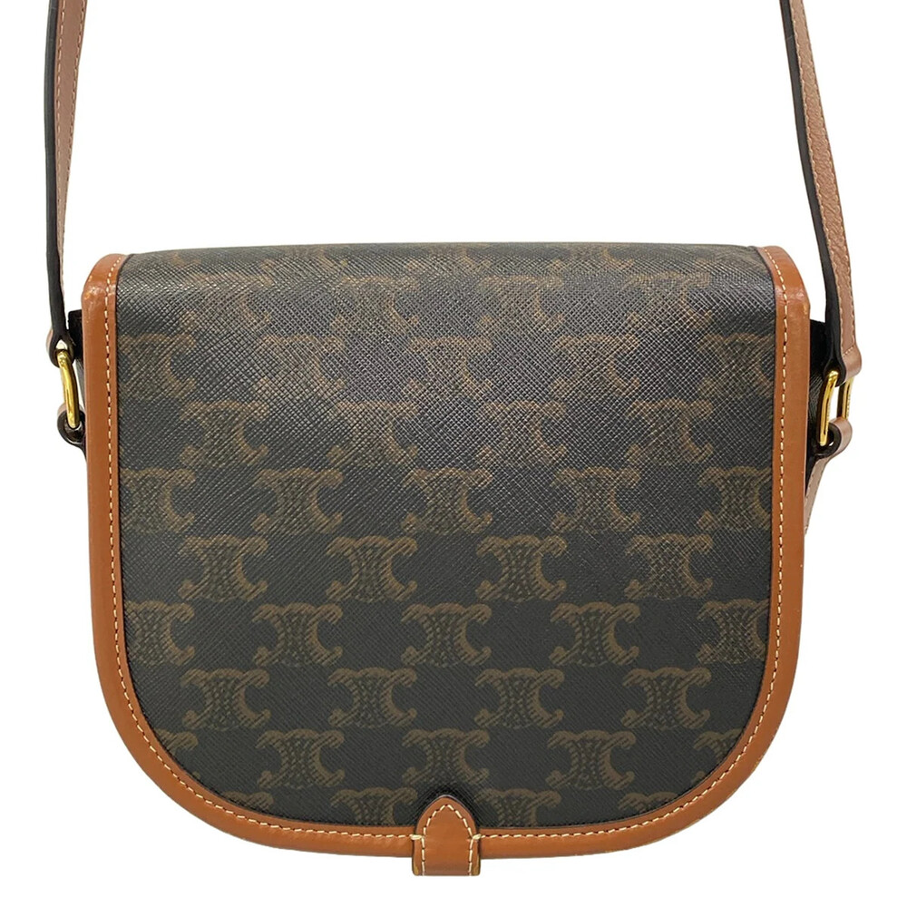Celine Medium Folco Bag Tan Triomphe #334474C17B - Picture 3 of 15
